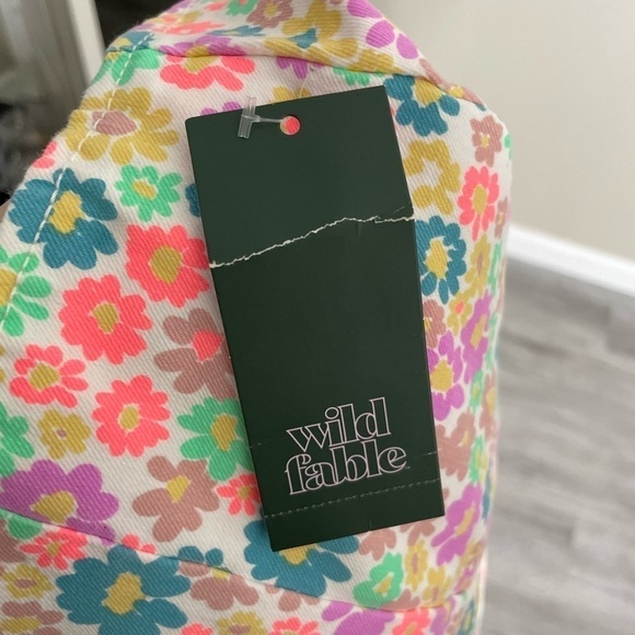 Wild Fable NWT Ditzy Floral Bright Mini Skirt 6 - Picture 4 of 8